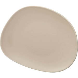 Krémově béžový porcelánový dezertní talíř Villeroy & Boch Like Organic, 21 cm obraz