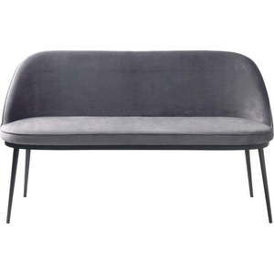 Šedá sametová pohovka 144 cm Gain – Unique Furniture obraz