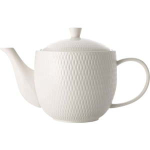 Bílá porcelánová čajová konvice Maxwell & Williams Diamonds, 800 ml obraz