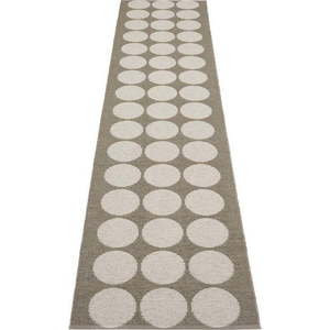 Hnědo-béžový vnitřní a venkovní běhoun 70x320 cm Hugo Walnut Linen – Pappelina obraz