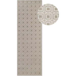 Krémový běhoun 80x240 cm Perles Howlite – Elle Decoration obraz
