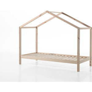 Domečková dětská postel z borovicového dřeva v přírodní barvě 90x200 cm DALLAS – Vipack obraz