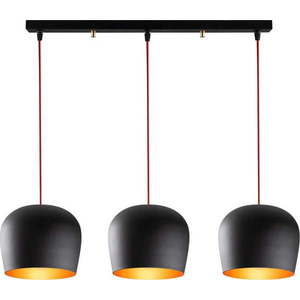 Černé závěsné svítidlo s kovovým stínidlem Berceste – Opviq lights obraz