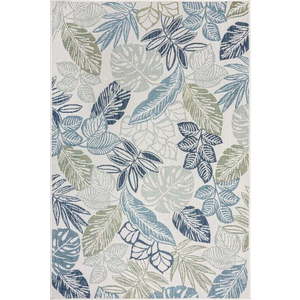 Zeleno-modrý vnitřní a venkovní koberec 200x290 cm Bella Leaf – Flair Rugs obraz