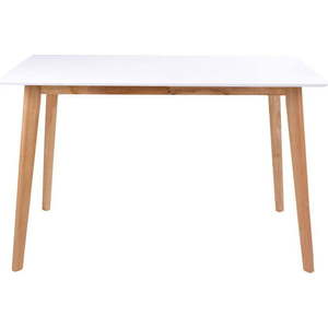 Jídelní stůl s bílou deskou Bonami Essentials Vojens, 120 x 70 cm obraz