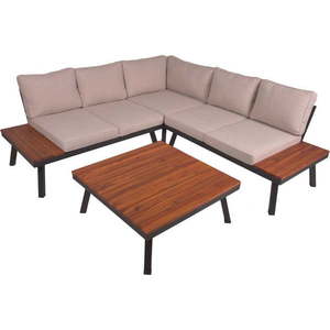 Béžový zahradní lounge set z masivu akácie pro 4 Theresa – Garden Pleasure obraz