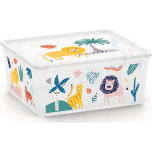 Bílý plastový dětský úložný box 40x34x17 cm C Box Style – KIS obraz