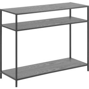 Černý konzolový stolek 100x35 cm Seaford - Actona obraz