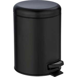 Černý odpadkový koš Wenko Leman, 5 l obraz