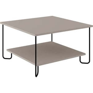 Šedý konferenční stolek 80x80 cm Tonka – Marckeric obraz