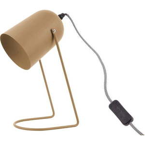 Hnědá stolní lampa Leitmotiv Enchant, výška 30 cm obraz