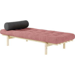 Růžová manšestrová pohovka 200 cm Next – Karup Design obraz