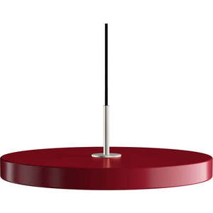 Červené LED závěsné svítidlo s kovovým stínidlem ø 43 cm Asteria Medium – UMAGE obraz