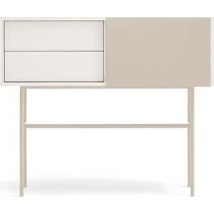 Béžovo-krémový konzolový stolek 35x110 cm Nube – Teulat obraz