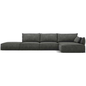 Šedá rohová pohovka (pravý roh) Vanda – Mazzini Sofas obraz