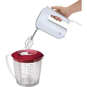 Červená odměrka s víčkem Westmark Helena, 1, 4 l obraz
