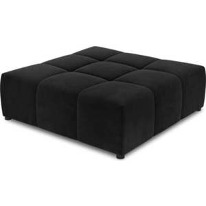 Černý sametový modul pohovky Rome Velvet - Cosmopolitan Design obraz