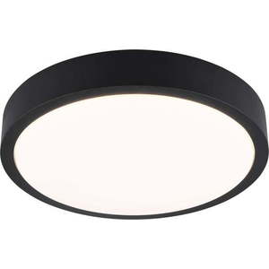 Černé LED stropní svítidlo ø 40 cm Iseo – Trio obraz
