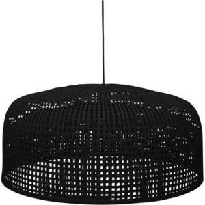 Černé bambusové závěsné svítidlo v retro stylu BePureHome Natural obraz