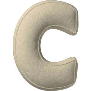 Dětský polštářek Letter C – Yellow Tipi obraz