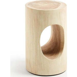 Kulatý odkládací stolek z masivu munggur ø 30 cm Halker – Kave Home obraz