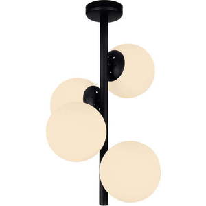 Černé závěsné svítidlo Squid Lighting Owl, výška 53 cm obraz