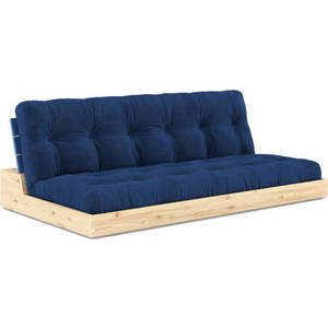 Modrá manšestrová rozkládací pohovka 196 cm Base – Karup Design obraz