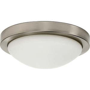 Šedé stropní svítidlo se skleněným stínidlem ø 32 cm Roda – Candellux Lighting obraz