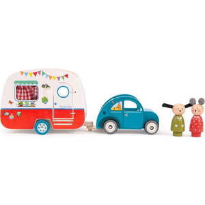 Dřevěné autíčko La Grande Famille Caravan – Moulin Roty obraz