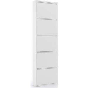 Bílý kovový výklopný botník Rox – Kave Home obraz