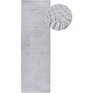 Krémový běhoun 80x240 cm Chappe Cream White – Elle Decoration obraz