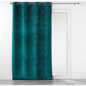 Modrý sametový závěs 140x240 cm Analia – douceur d'intérieur obraz