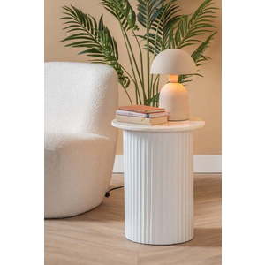 Mramorový kulatý odkládací stolek ø 50 cm Luscious – Leitmotiv obraz