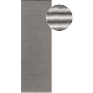 Antracitovo-krémový běhoun 80x240 cm Perles Dolomite – Elle Decoration obraz