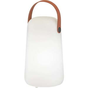 Bílo-hnědá LED stolní lampa (výška 21 cm) Collgar – Fischer & Honsel obraz