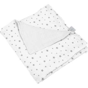 Bílá mušelínová dětská deka 75x75 cm – Bébé Douceur obraz