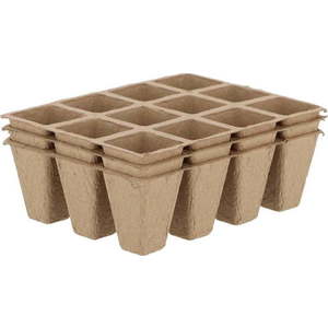 Sada 3 sadbovačů Esschert Design Eco, 16, 3 x 12, 3 cm obraz