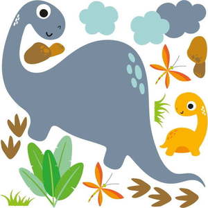 Nástěnné dětské samolepky Ambiance Cute Dinosaurus Stickers obraz