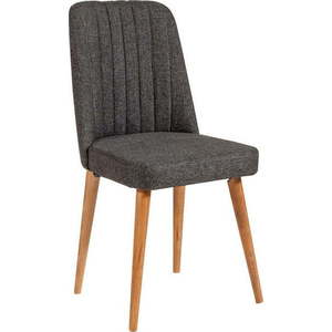 Antracitová sametová jídelní židle Stormi Sandalye – Kalune Design obraz