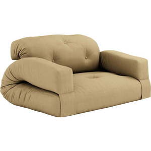 Žlutá rozkládací pohovka 140 cm Hippo - Karup Design obraz