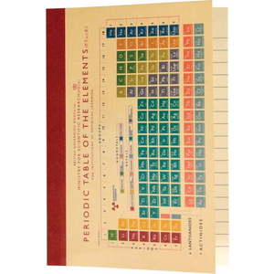 Zápisník formát A6 Periodic Table – Rex London obraz