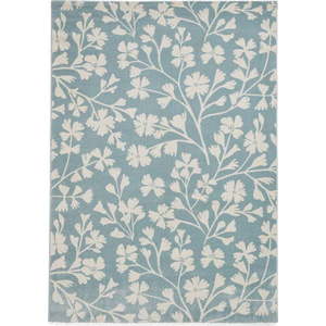 Modrý koberec 160x230 cm Grace Floral – Catherine Lansfield obraz
