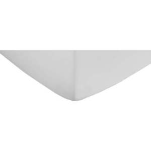 Bílé napínací prostěradlo z bavlněného saténu 185x200 cm Cotton Sateen – Bianca obraz