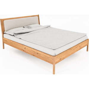 Jednolůžková postel z dubového dřeva 90x200 cm v přírodní barvě Pola – The Beds obraz