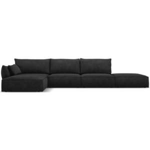 Tmavě šedá rohová pohovka (levý roh) Vanda – Mazzini Sofas obraz