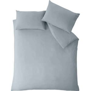 Modrošedé povlečení na dvoulůžko z mikrovlákna 200x200 cm So Soft Easy Iron – Catherine Lansfield obraz