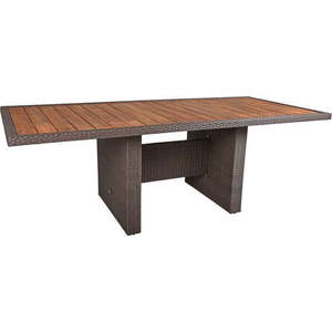 Zahradní jídelní stůl s deskou z akácie 100x220 cm Braga – Garden Pleasure obraz