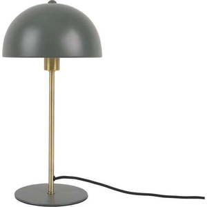 Zelená stolní lampa s detaily ve zlaté barvě Leitmotiv Bonnet obraz