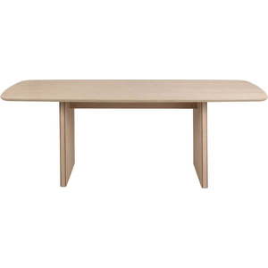 Bílý jídelní stůl v dekoru dubu 105x220 cm Christo – Actona obraz