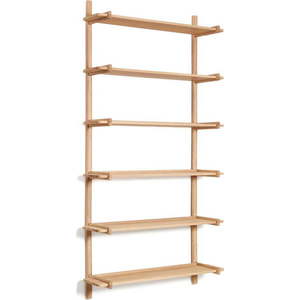 Modulární policový systém z dubového dřeva v přírodní barvě 110x202 cm Sitra – Kave Home obraz